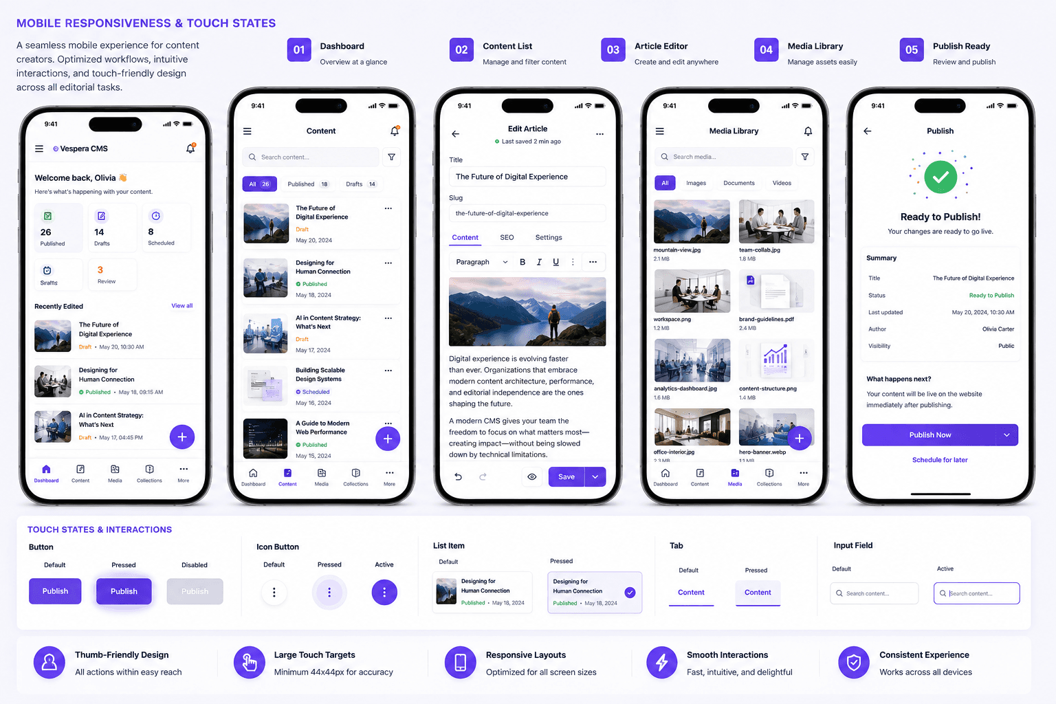 CMS Platform - Showcase 3
